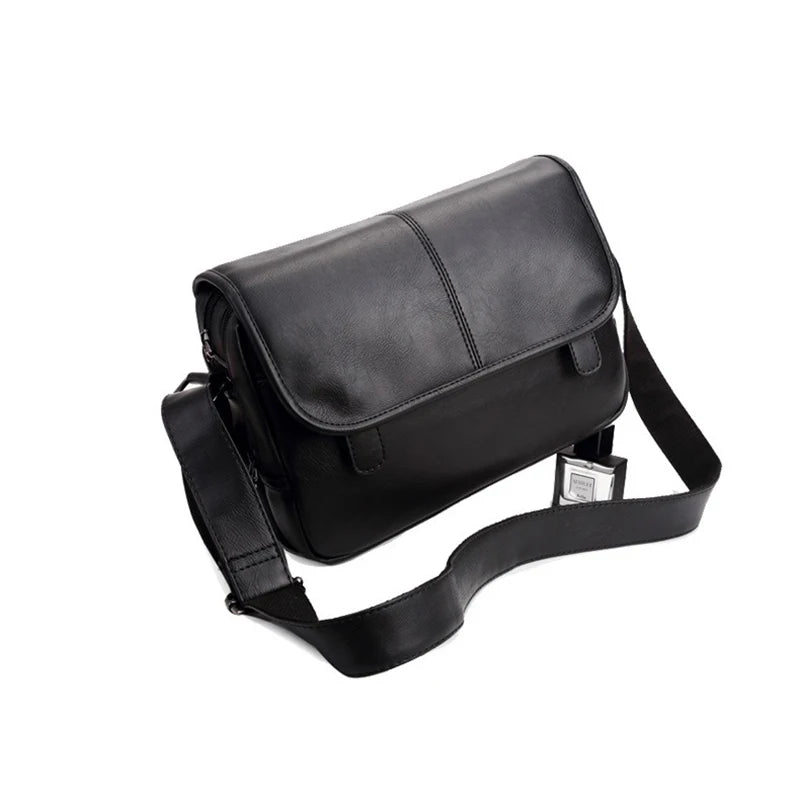 Fashion New Youth Men's Shoulder Bag Waterproof High Quality Leather Crossbody Bags for Men Simple Men's messenger Bag