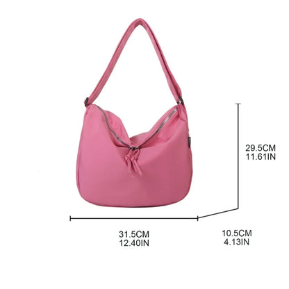 Fashion Nylon Hobo Crossbody Bag for Women and Men Casual Shoulder Bag Tote Bag Messenger Bag Crossbody Bag