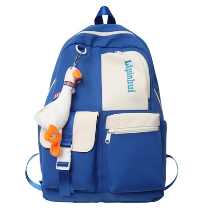 Fashion Nylon Lady Men School Bag Female Male Trendy New Travel Student Bag Cool Boy Girl College Backpack Laptop Women Backpack