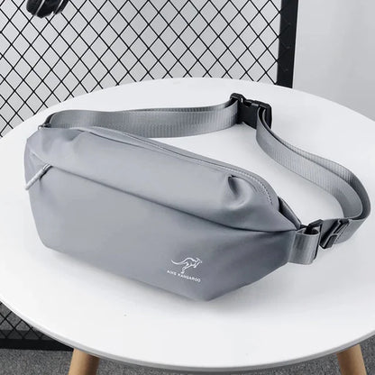 Fashion Outdoor Sports waist bag Fanny Pack Men Black Waterproof Shoulder Belt Messenger s Teenager Chest Bag