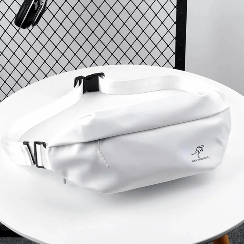Fashion Outdoor Sports waist bag Fanny Pack Men Black Waterproof Shoulder Belt Messenger s Teenager Chest Bag