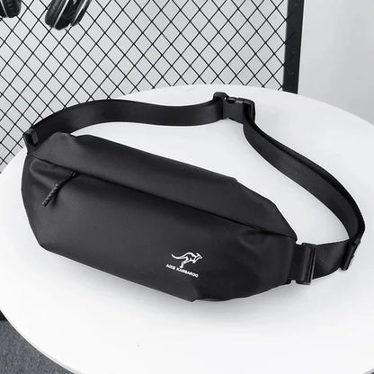 Fashion Outdoor Sports waist bag Fanny Pack Men Black Waterproof Shoulder Belt Messenger s Teenager Chest Bag