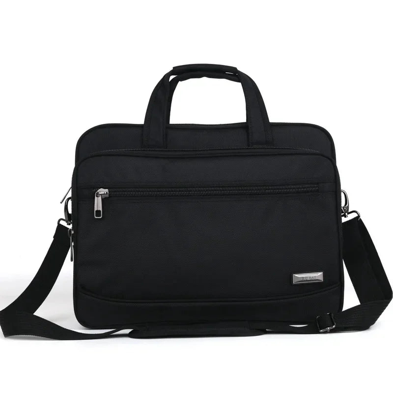Fashion Oxford Men Briefcases Large Capacity Handbag Business Male Shoulder Messenger 15.6" Laptop Bag