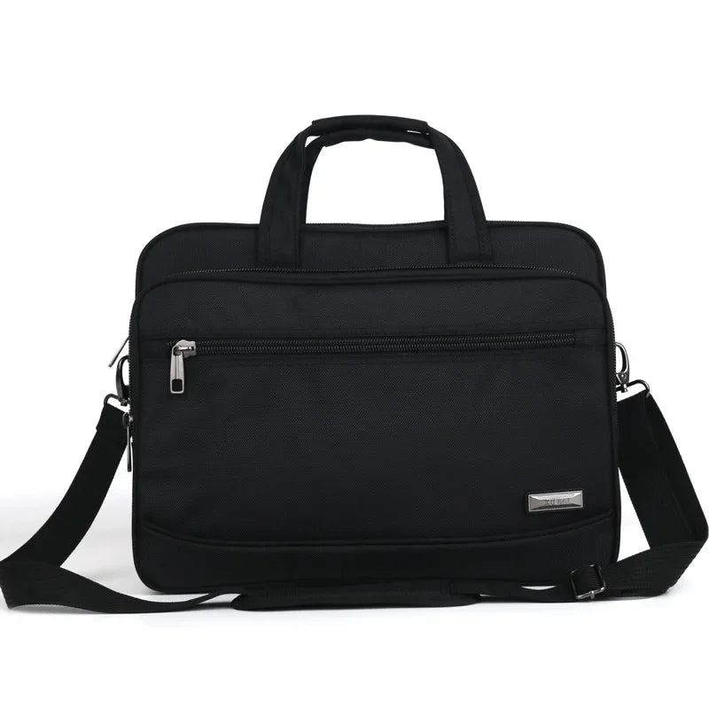 Fashion Oxford Men Briefcases Large Capacity Handbag Business Male Shoulder Messenger 15.6" Laptop Bag