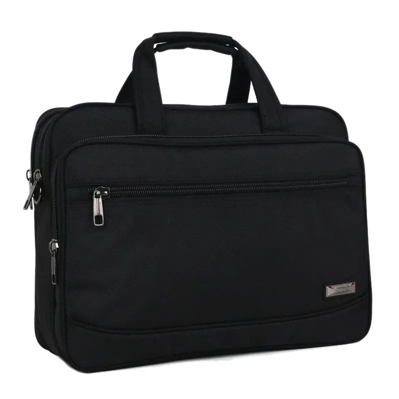 Fashion Oxford Men Briefcases Large Capacity Handbag Business Male Shoulder Messenger 15.6" Laptop Bag