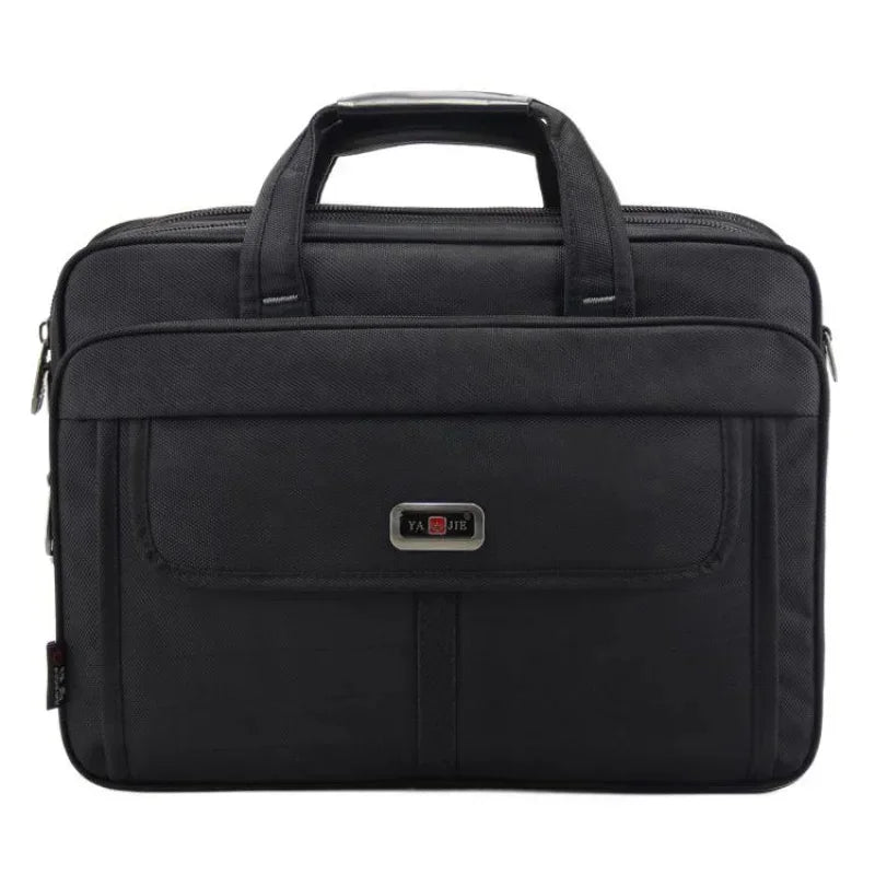 Fashion Oxford Men's Briefcase Large Capacity Handbag Business Male Shoulder Messenger Office 15.6 "Inch Laptop Bag