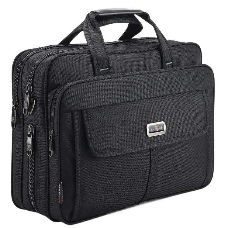 Fashion Oxford Men's Briefcase Large Capacity Handbag Business Male Shoulder Messenger Office 15.6 "Inch Laptop Bag