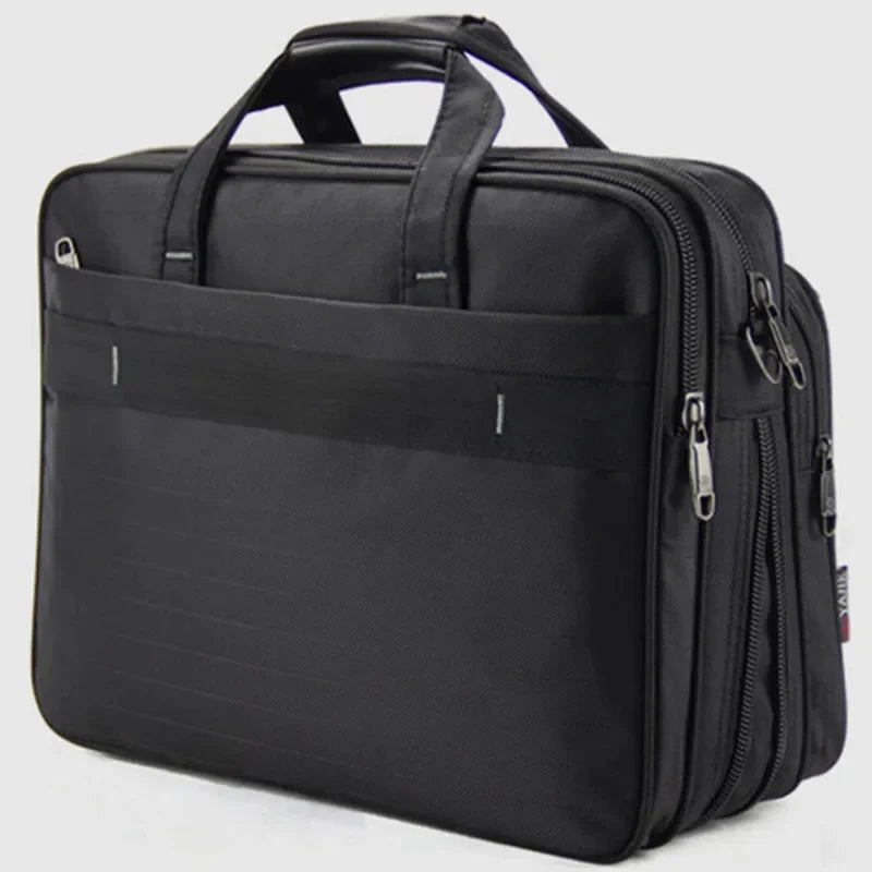 Fashion Oxford Men's Briefcase Large Capacity Handbag Business Male Shoulder Messenger Office 15.6 "Inch Laptop Bag