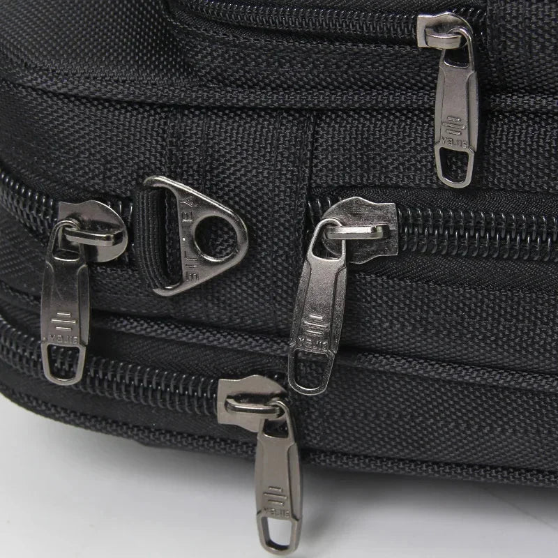 Fashion Oxford Men's Briefcase Large Capacity Handbag Business Male Shoulder Messenger Office 15.6 "Inch Laptop Bag