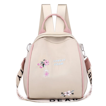 Fashion Oxford Women Backpacks Teenager Girls Embroidery Print School Shoulder Bags High Quality Travel Casual Knapsack Bolsa