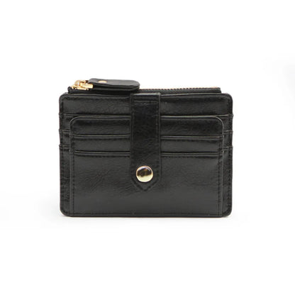 Fashion PU Leather Women Bank Card Holders Portable Mini Credit Card Wallet Purse for Girls Travel Cards Coin Purse Porte Carte