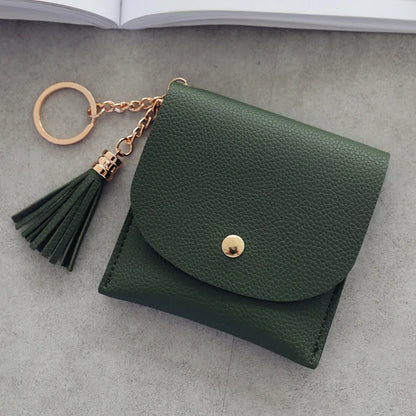 Fashion PU Leather Women Bank Card Holders Portable Mini Credit Card Wallet Purse for Girls Travel Cards Coin Purse Porte Carte