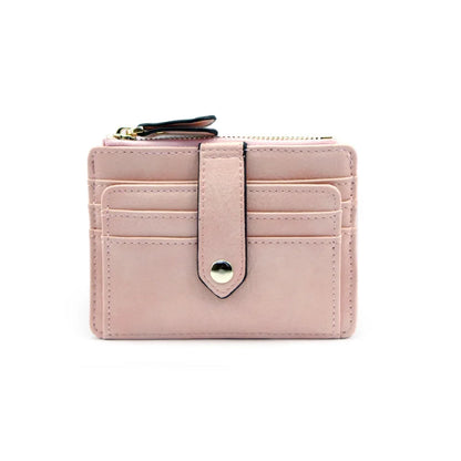 Fashion PU Leather Women Bank Card Holders Portable Mini Credit Card Wallet Purse for Girls Travel Cards Coin Purse Porte Carte