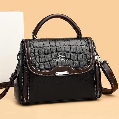 Fashion PU Leather Women's Shoulder Bags Purse and Handbag Luxury Designer Tote Bag Female Casual High Quality Crossbody Bag Sac