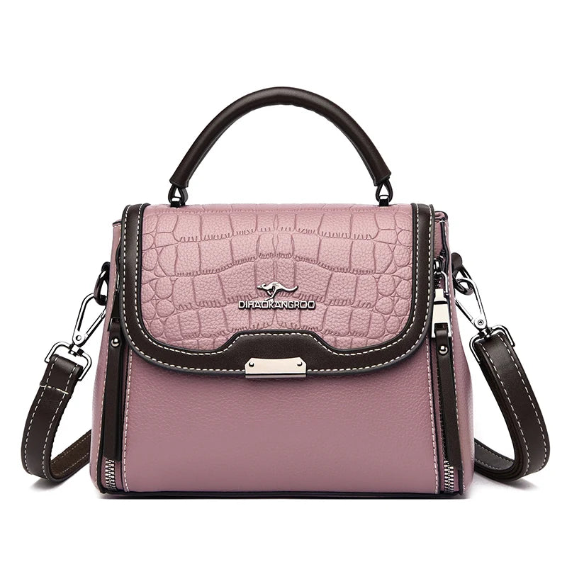 Fashion PU Leather Women's Shoulder Bags Purse and Handbag Luxury Designer Tote Bag Female Casual High Quality Crossbody Bag Sac