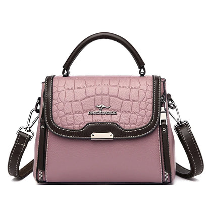 Fashion PU Leather Women's Shoulder Bags Purse and Handbag Luxury Designer Tote Bag Female Casual High Quality Crossbody Bag Sac