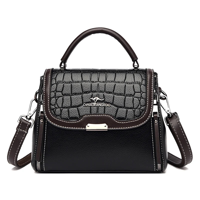 Fashion PU Leather Women's Shoulder Bags Purse and Handbag Luxury Designer Tote Bag Female Casual High Quality Crossbody Bag Sac