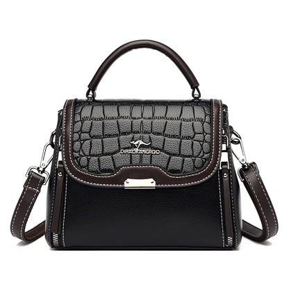 Fashion PU Leather Women's Shoulder Bags Purse and Handbag Luxury Designer Tote Bag Female Casual High Quality Crossbody Bag Sac