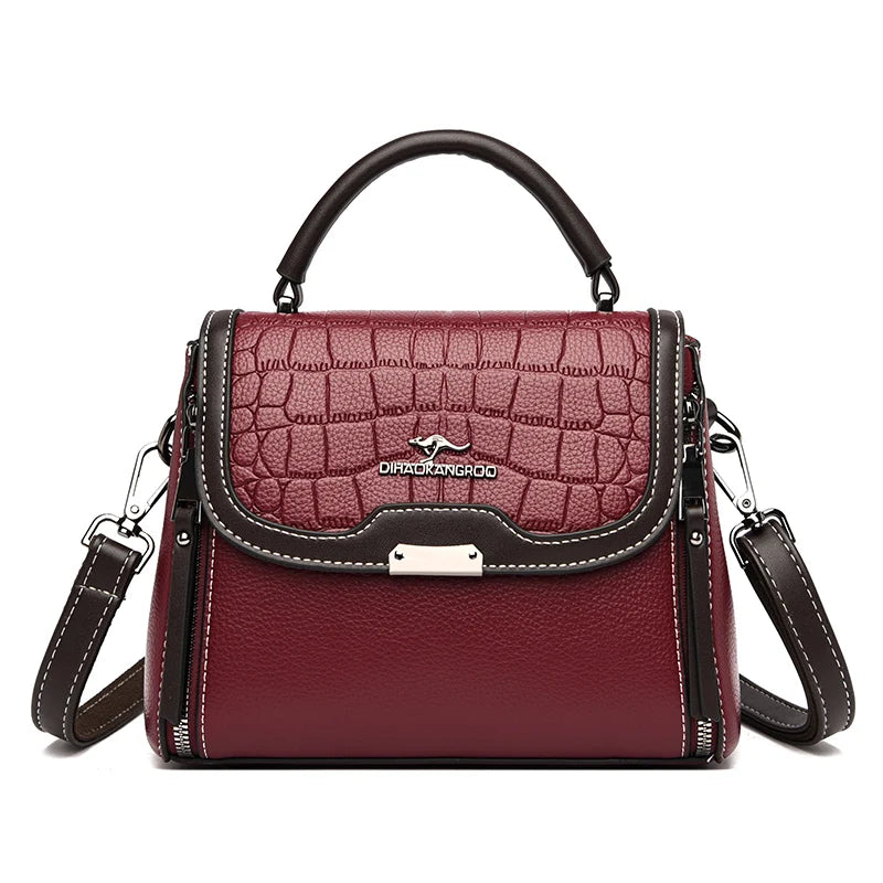 Fashion PU Leather Women's Shoulder Bags Purse and Handbag Luxury Designer Tote Bag Female Casual High Quality Crossbody Bag Sac