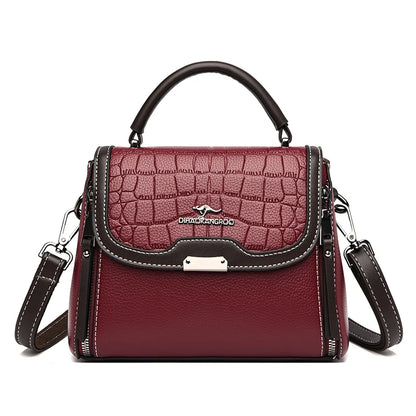 Fashion PU Leather Women's Shoulder Bags Purse and Handbag Luxury Designer Tote Bag Female Casual High Quality Crossbody Bag Sac