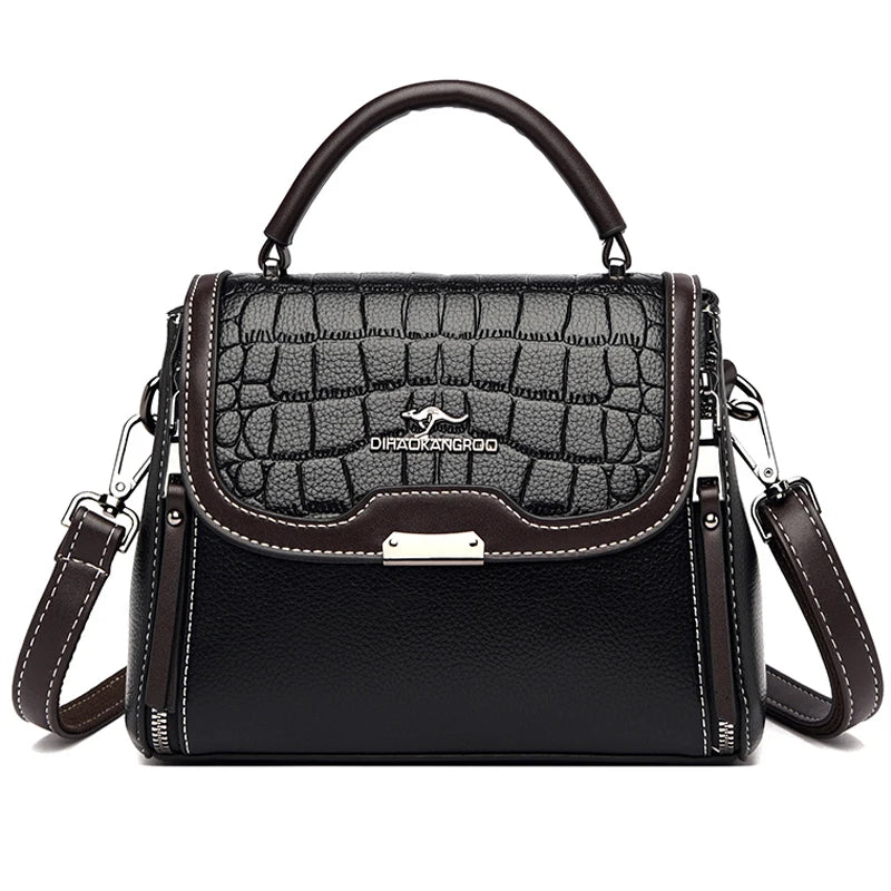 Fashion PU Leather Women's Shoulder Bags Purse and Handbag Luxury Designer Tote Bag Female Casual High Quality Crossbody Bag Sac