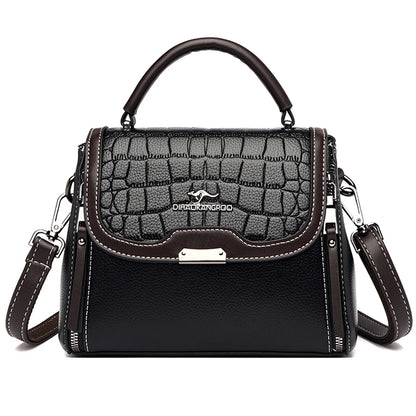 Fashion PU Leather Women's Shoulder Bags Purse and Handbag Luxury Designer Tote Bag Female Casual High Quality Crossbody Bag Sac