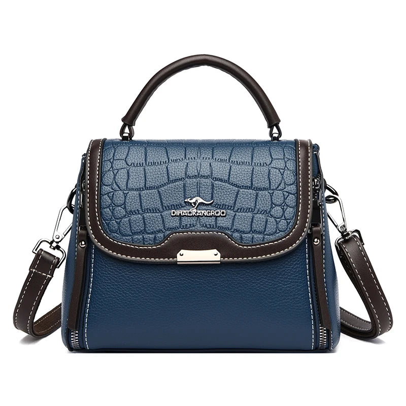 Fashion PU Leather Women's Shoulder Bags Purse and Handbag Luxury Designer Tote Bag Female Casual High Quality Crossbody Bag Sac