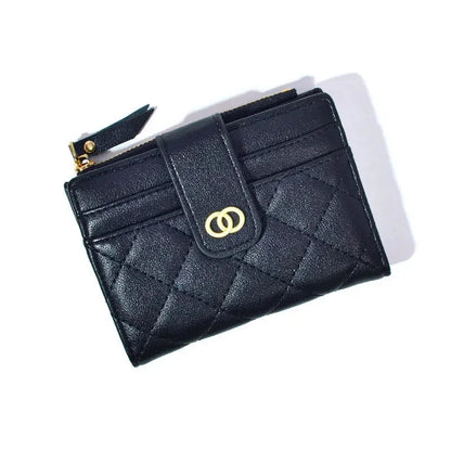 Fashion PU Leather Women's Wallet Zipper Small Coin Purse Multifunction Female Card Holder Cute Money Clip For Ladies
