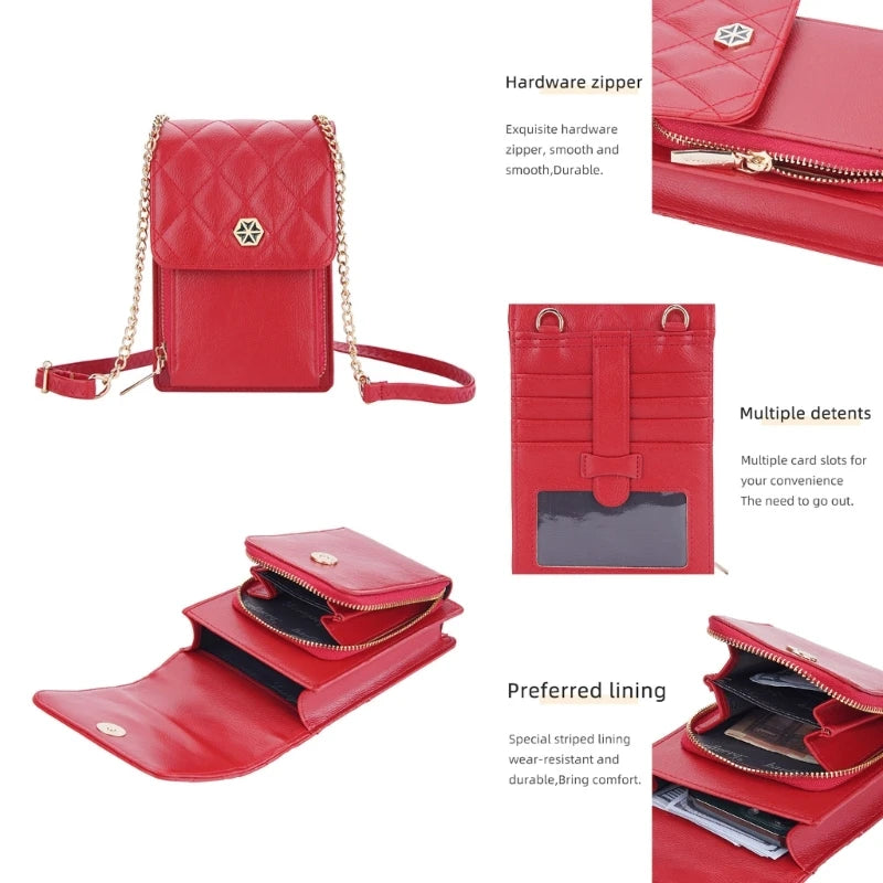 Fashion Phone Purse Crossbody Bags Handbag for Women Shoulder Bag Card Holder