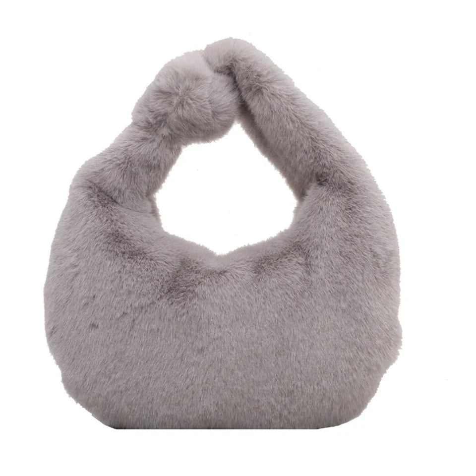 Fashion Plush Tote Womens Shoulder Bags Crossbody Bag Handbags Designer Ladies Messenger Bag