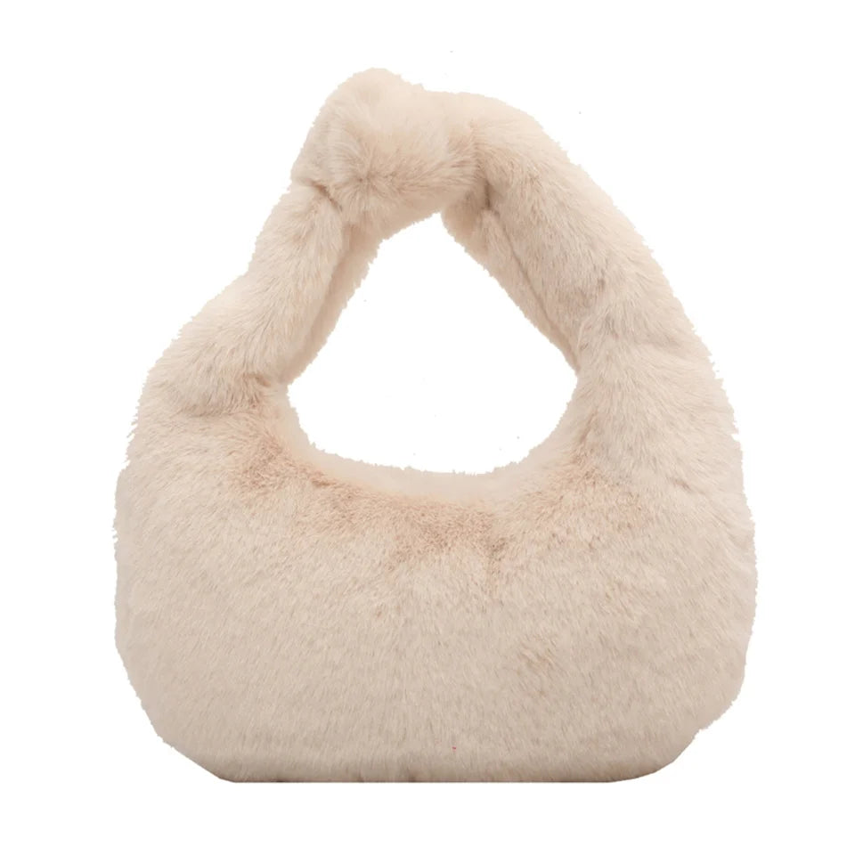 Fashion Plush Tote Womens Shoulder Bags Crossbody Bag Handbags Designer Ladies Messenger Bag