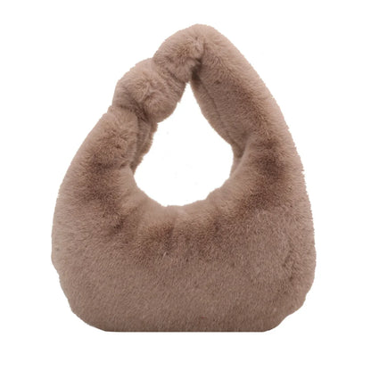Fashion Plush Tote Womens Shoulder Bags Crossbody Bag Handbags Designer Ladies Messenger Bag