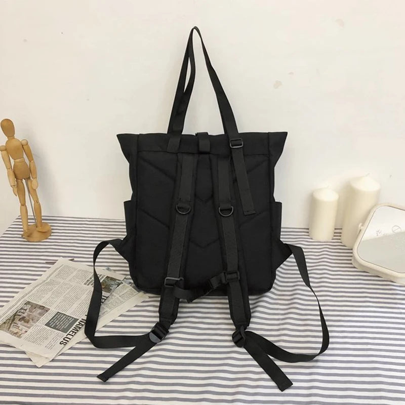 Fashion Preppy Style Unsex High-Capacity Backpacks Women Girl School Travel BookBags Laptop Clear Bags Itabags