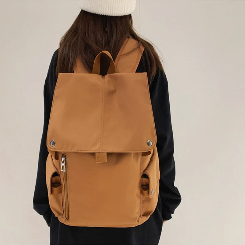 Fashion Preppy Style Unsex High-Capacity Srting Backpacks Women Girls Travel Laptop Shoulder Bags