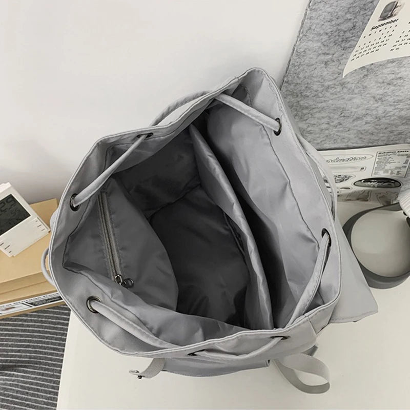 Fashion Preppy Style Unsex High-Capacity Srting Backpacks Women Girls Travel Laptop Shoulder Bags