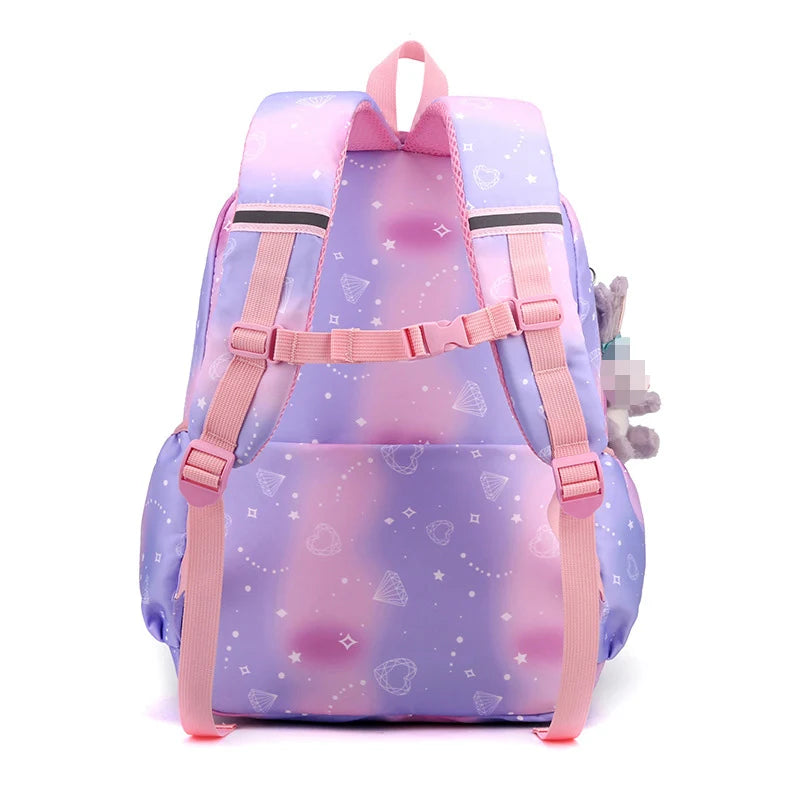 Fashion Primary School Student Backpacks for Girls Cartoon Kawaii Children School Bags Large Casual Kids Bookbag Travel  Bolsas