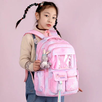 Fashion Primary School Student Backpacks for Girls Cartoon Kawaii Children School Bags Large Casual Kids Bookbag Travel  Bolsas