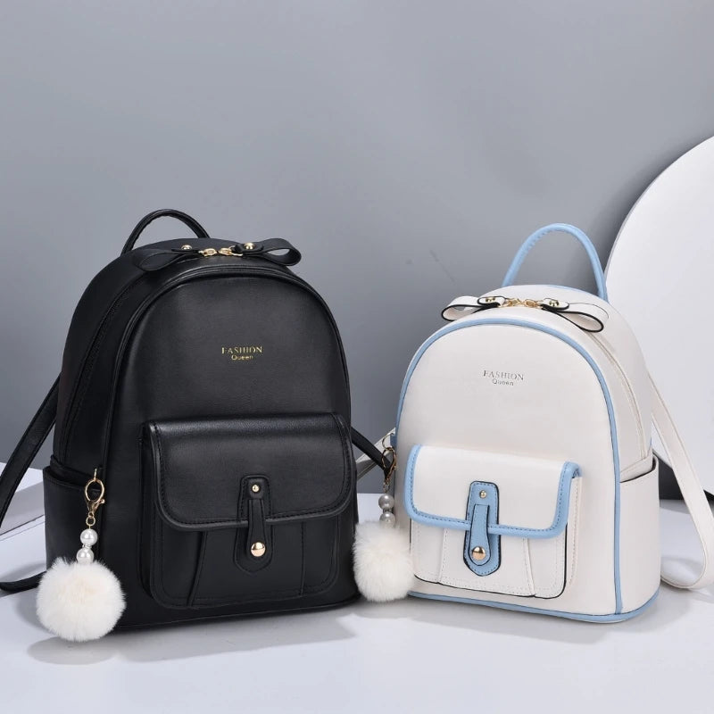 Fashion PU Leather Women Backpack - Thumbnail 3