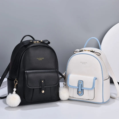 Fashion Pu Leather Women Backpacks Anti-thef School Bag College Girl Backpack Luxury Shoulder Travel Bags Female Bookbag