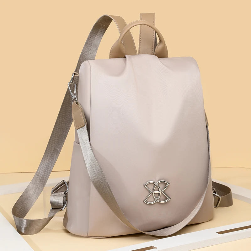 Fashion Retro Women's Backpack School Students High Quality BookBag Large Capacity Anti Bags Female Shoulder Bolsas Sac A Dos