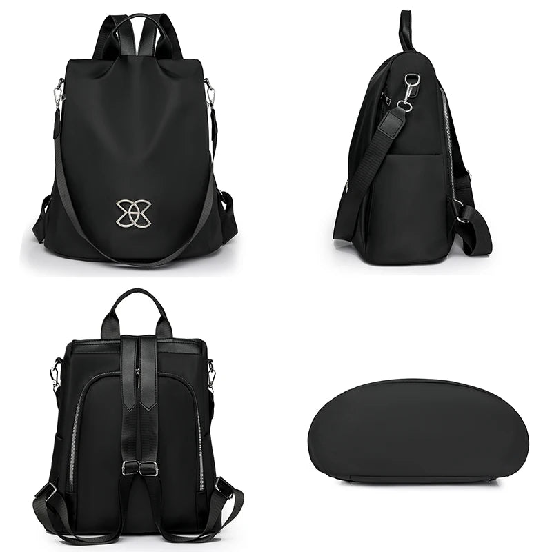 Fashion Retro Women's Backpack School Students High Quality BookBag Large Capacity Anti Bags Female Shoulder Bolsas Sac A Dos