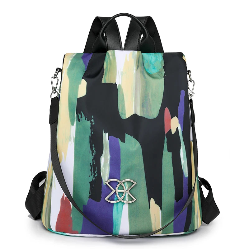 Fashion Retro Women's Backpack School Students High Quality BookBag Large Capacity Anti Bags Female Shoulder Bolsas Sac A Dos