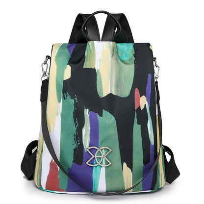 Fashion Retro Women's Backpack School Students High Quality BookBag Large Capacity Anti Bags Female Shoulder Bolsas Sac A Dos