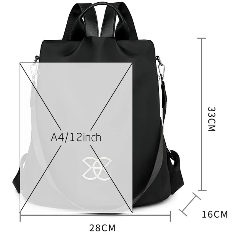 Fashion Retro Women's Backpack School Students High Quality BookBag Large Capacity Anti Bags Female Shoulder Bolsas Sac A Dos