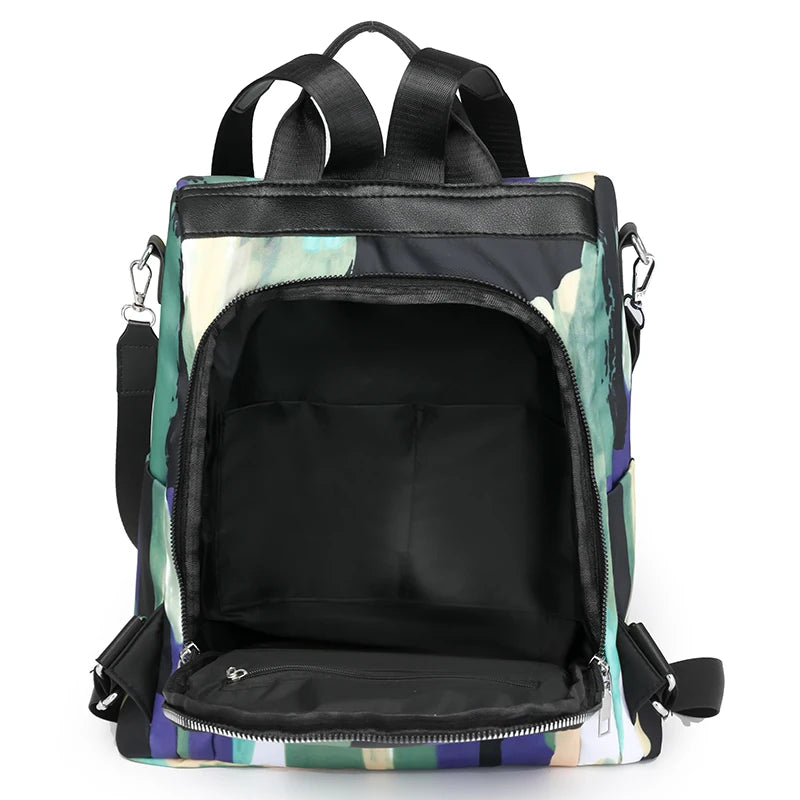 Fashion Retro Women's Backpack School Students High Quality BookBag Large Capacity Anti Bags Female Shoulder Bolsas Sac A Dos