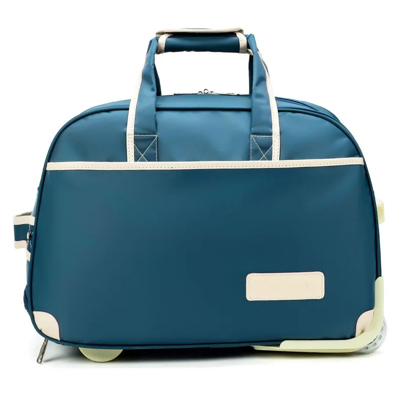 Fashion Rolling Travel Suitcase Luggage Bag Trolley Case with Wheels Waterproof Folding Luggage Men Women Handbags