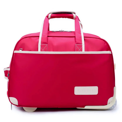 Fashion Rolling Travel Suitcase Luggage Bag Trolley Case with Wheels Waterproof Folding Luggage Men Women Handbags