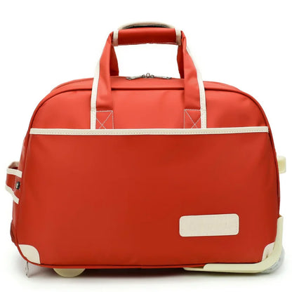 Fashion Rolling Travel Suitcase Luggage Bag Trolley Case with Wheels Waterproof Folding Luggage Men Women Handbags