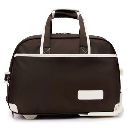 Fashion Rolling Travel Suitcase Luggage Bag Trolley Case with Wheels Waterproof Folding Luggage Men Women Handbags
