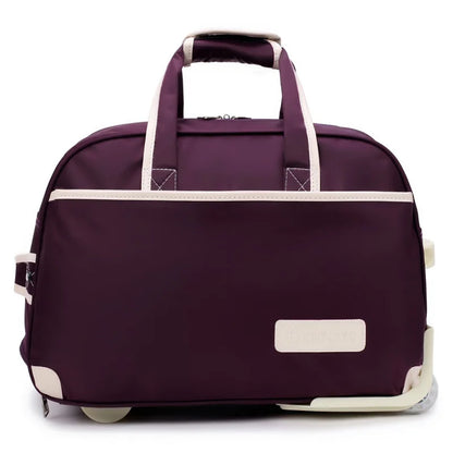 Fashion Rolling Travel Suitcase Luggage Bag Trolley Case with Wheels Waterproof Folding Luggage Men Women Handbags